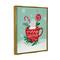 Stupell Industries Merry Christmas Warm Cocoa Framed Floater Canvas Wall Art